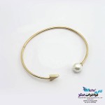 دستبند النگویی طلا - طرح هندسی