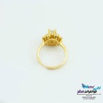 انگشتر طلا - طرح گل هشت پر