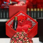 آویز طلا - طرح دو قلب
