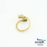 نیم ست طلا - دستبند و انگشتر - طرح اشکی