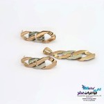 نیم ست طلا - آویز و گوشواره - طرح کارتیه