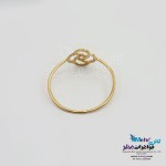 انگشتر طلا - طرح گل