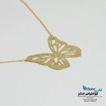 گردنبند طلا - طرح پروانه