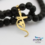 گردنبندرو لباسی طلا و سنگ - طرح احمد