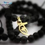 گردنبندرو لباسی طلا و سنگ - طرح احمد
