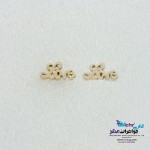 گوشواره طلا - طرح Love