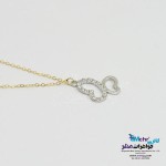 گردنبند طلا - طرح پروانه