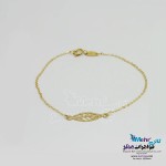 دستبند طلا - طرح برگ