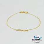 دستبند طلا - طرح بی نهایت