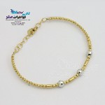 دستبند النگویی طلا - طرح گوی