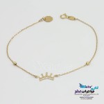 دستبند طلا - طرح تاج