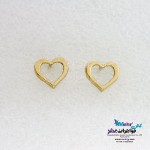 گوشواره طلا - طرح قلب