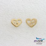 گوشواره طلا - طرح قلب