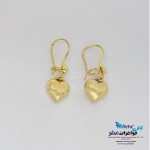 گوشواره طلا - طرح قلب