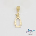 آویز طلا - طرح پنگوئن
