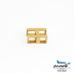 آویز طلا - طرح حروف الفبای لاتین
