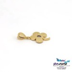 آویز طلا - طرح گل