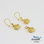 نیم ست طلا - آویز و گوشواره - طرح ستاره