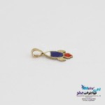 آویز طلا - طرح موشک