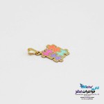 آویز طلا - طرح پازل