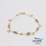 دستبند طلا - طرح پروانه