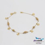 دستبند طلا - طرح پروانه