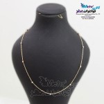 گردنبند طلا - طرح گوی تراش