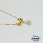 گردنبند طلا - طرح اشکی