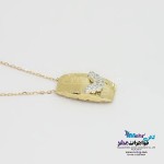 گردنبند طلا - طرح پروانه