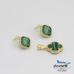 نیم ست طلا - آویز و گوشواره - طرح ونکلیف