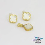 نیم ست طلا - آویز و گوشواره - طرح ونکلیف