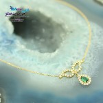 گردنبند طلا - طرح اشکی