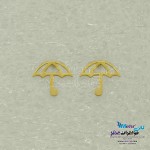 گوشواره طلا - طرح چتر