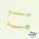 گوشواره طلا - طرح چشم نظر