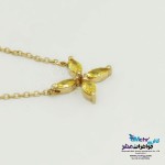 گردنبند طلا - طرح گل