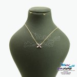 گردنبند طلا - طرح گل