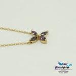 گردنبند طلا - طرح گل