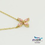 گردنبند طلا - طرح گل