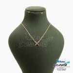 گردنبند طلا - طرح گل