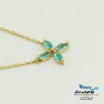 گردنبند طلا - طرح گل