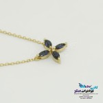 گردنبند طلا - طرح گل