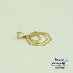 اویز طلا - طرح هندسی