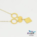 گردنبند طلا - طرح هندسی