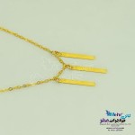 گردنبند طلا - طرح هندسی
