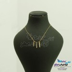 گردنبند طلا - طرح هندسی