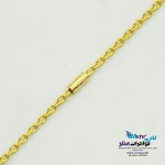 زنجیر طلا - طرح نیوفیگارو طول 45 سانتی متر