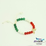 دستبند طلا و سنگ - طرح آزادی