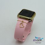 آویز ساعت طلا - طرح قلب