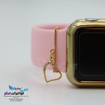 آویز ساعت طلا - طرح قلب