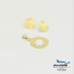 نیمست طلا - آویز و گوشواره - طرح برگ